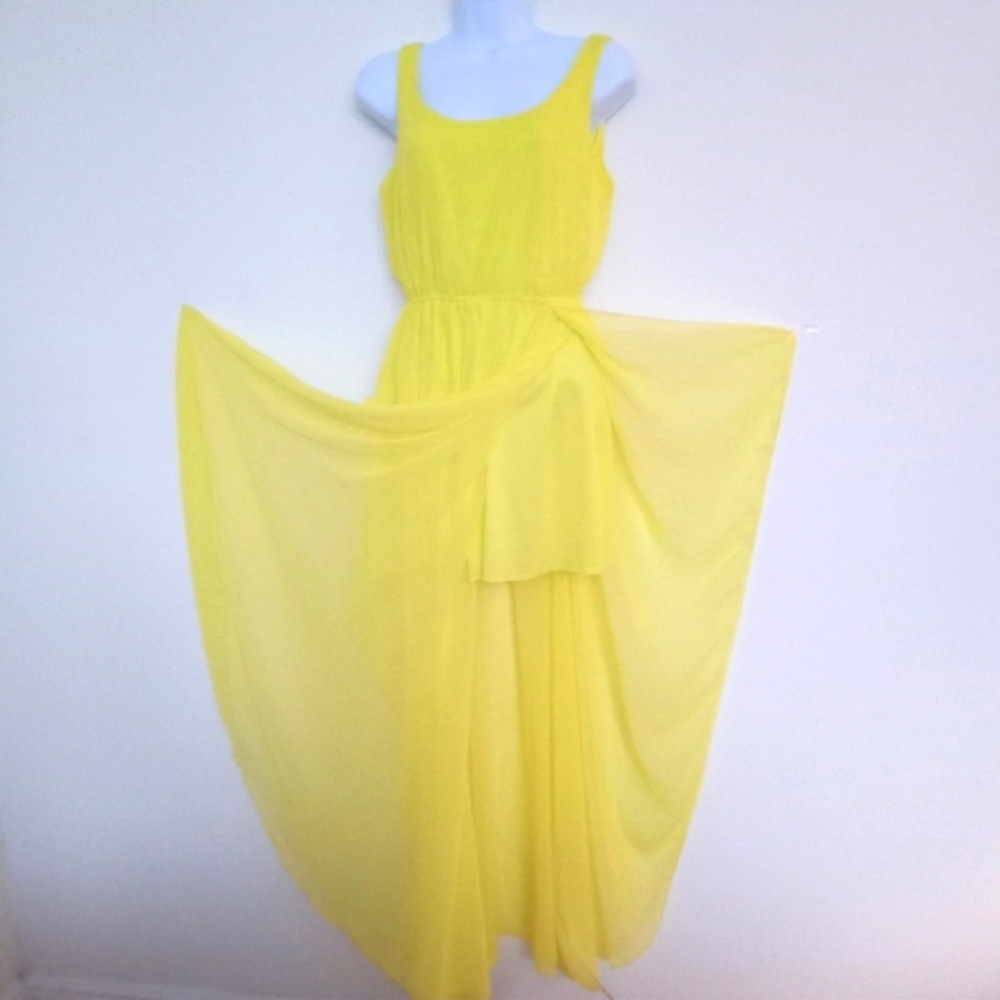 NWT🎁FREE GIFT INCLUDED 🎁Lightweight Layered Chiffon Maxi Dress - Picture 2 of 15